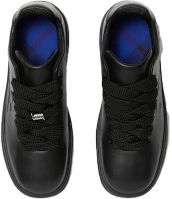 버버리 블랙 가죽 로우탑 스니커즈 80833251 Shop 버버리 블랙 가죽 로우탑 스니커즈 80833251