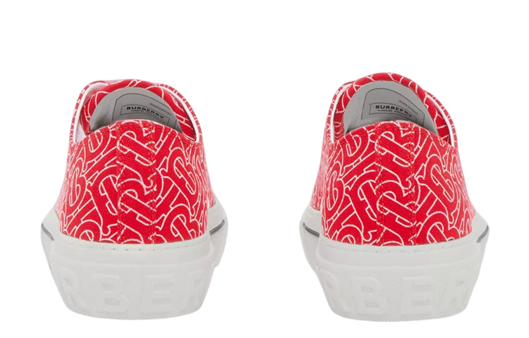 Burberry Low-Top Sneaker 'Bright Red Logo Print' 圖 4