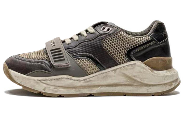 Burberry Low-Top Sneaker 'Deep Brown Leather Mesh'