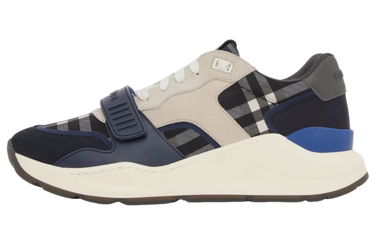 Buy バーバリー チェック柄 ローカットスニーカー (ネイビー) 80606211
