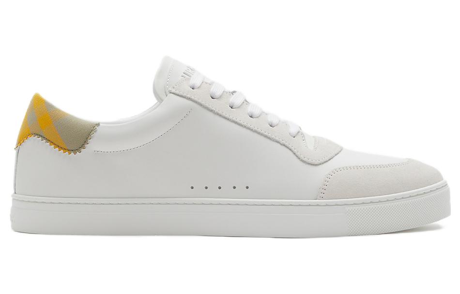 Order Burberry Sneaker Low-Top 'Optic White' - Sepatu Putih Pria/Ani Terbaru 80773871