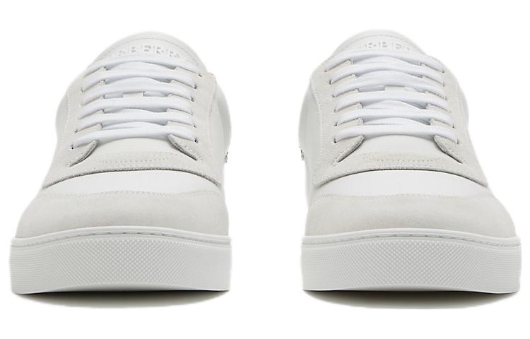 Lookbook Burberry Sneaker Low-Top 'Optic White' - Sepatu Putih Pria/Ani Terbaru 80773871