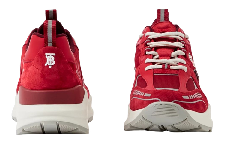 Burberry Low-Top Sneaker 'Red Logo Lace-Up' 圖 4
