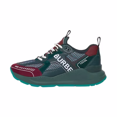 Burberry Low-Top Sneakers 'Green Leather Logo'