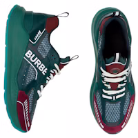 Purchase Burberry Low-Top Sneakers 'Green Leather Logo' 80623851
