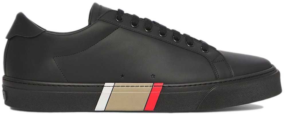 Burberry博柏利 皮革 生物基鞋底 百搭 低筒休閒 時尚板鞋 男款 黑色 Order Burberry博柏利 皮革 生物基鞋底 百搭 低筒休閒 時尚板鞋 男款 黑色