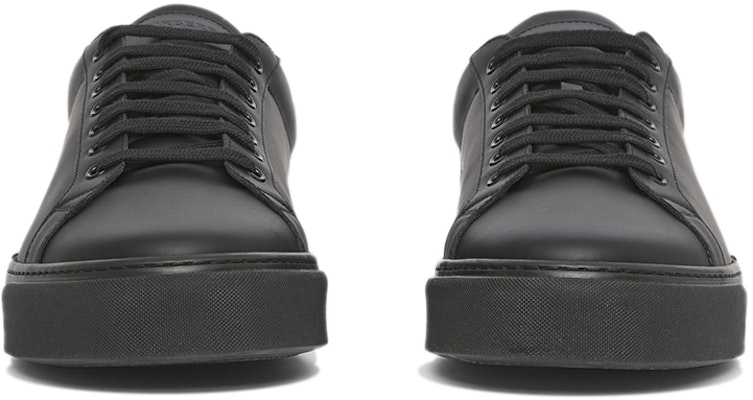 Burberry博柏利 皮革 生物基鞋底 百搭 低筒休閒 時尚板鞋 男款 黑色 Lookbook Burberry博柏利 皮革 生物基鞋底 百搭 低筒休閒 時尚板鞋 男款 黑色