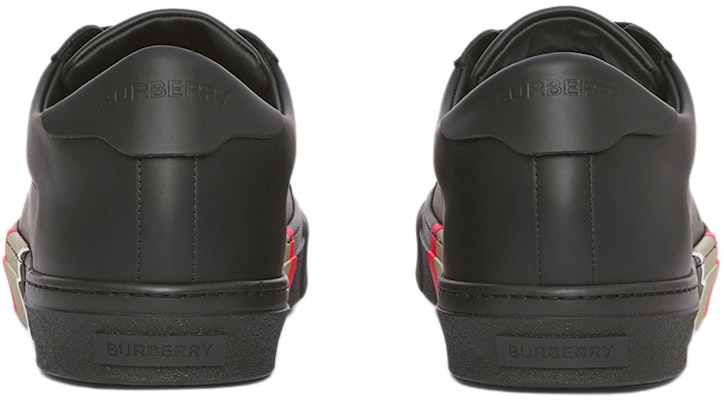 Burberry博柏利 皮革 生物基鞋底 百搭 低筒休閒 時尚板鞋 男款 黑色 Purchase Burberry博柏利 皮革 生物基鞋底 百搭 低筒休閒 時尚板鞋 男款 黑色