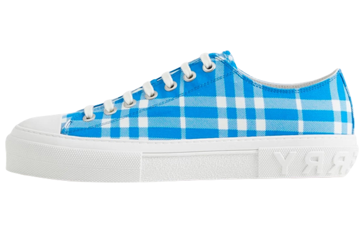 Burberry Low Top Lace-Up 'Blue Fashion' 80669671