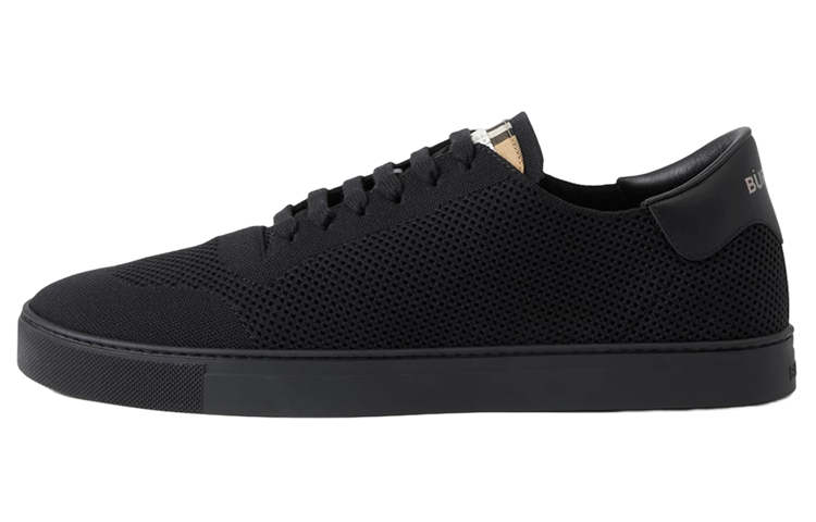 Burberry Low-Top Lace-Up 'Black Nylon' 80683761