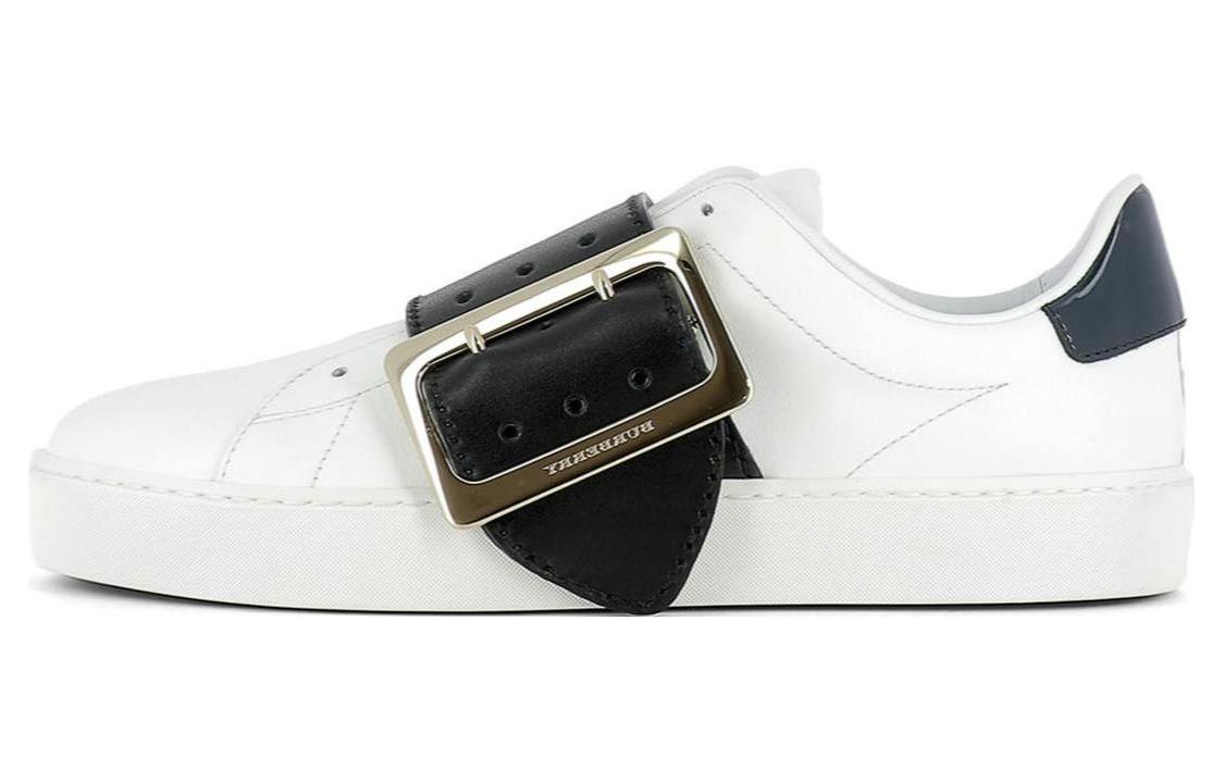 Burberry Low Top Sneaker 'Black and White Buckle'
