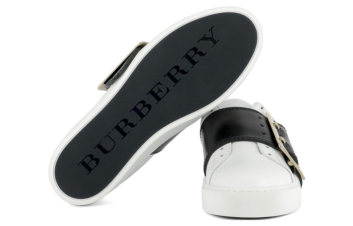 Burberry Low Top Sneaker 'Black and White Buckle' 圖 4