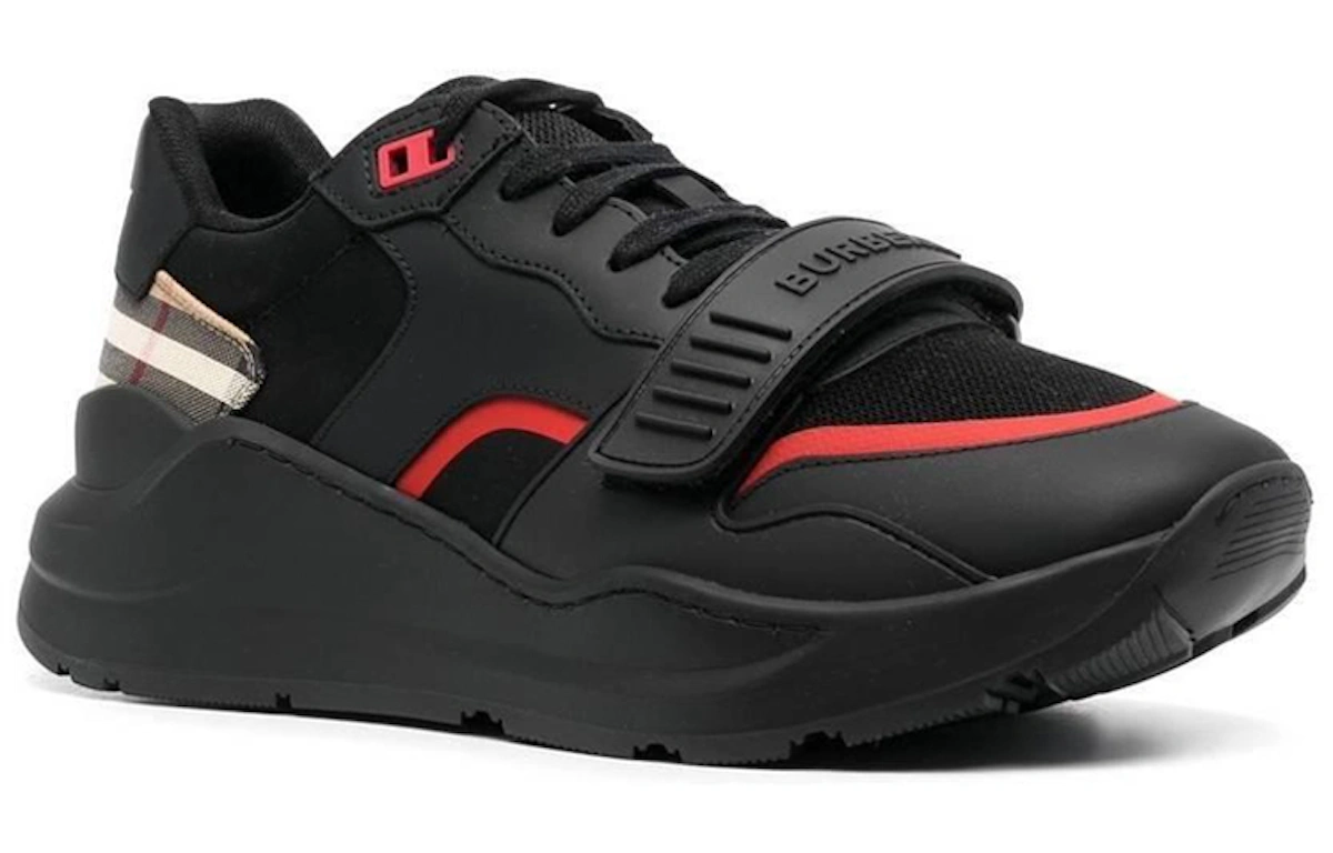 Burberry Low-Top Sneaker 'Black Calfskin'