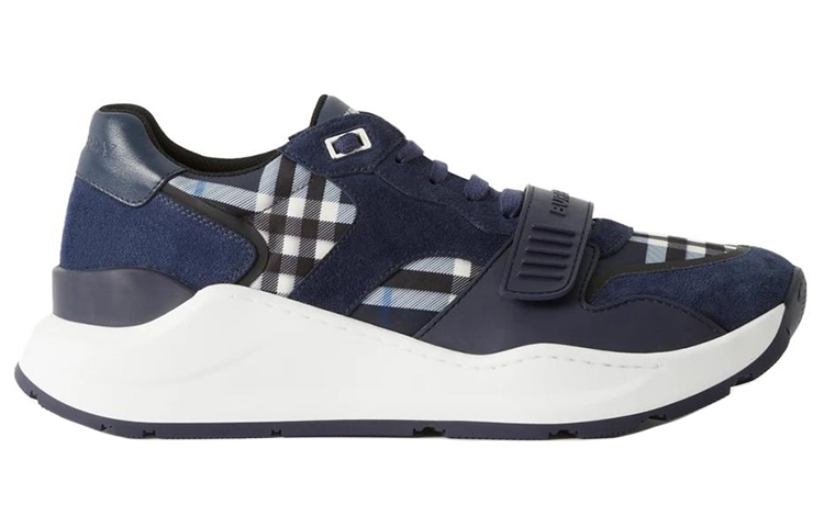 Burberry Low-Top Sneaker 'Blue Checkered' 圖 2