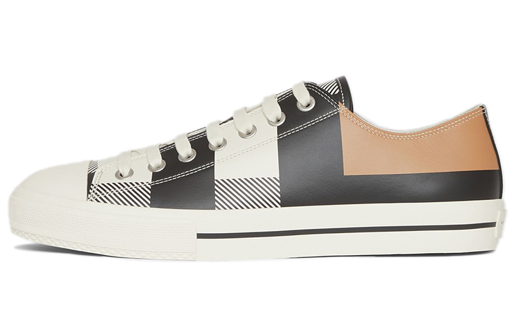 Burberry Low-Top Sneaker 'Camel Check Print'
