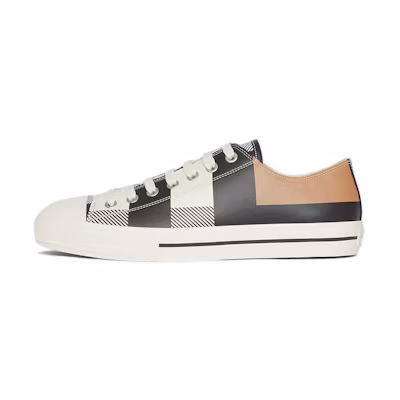 Burberry Low-Top Sneaker 'Camel Check Print'
