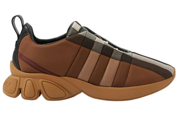 Burberry Low-Top Sneaker 'Dark Brown Check' 圖 2