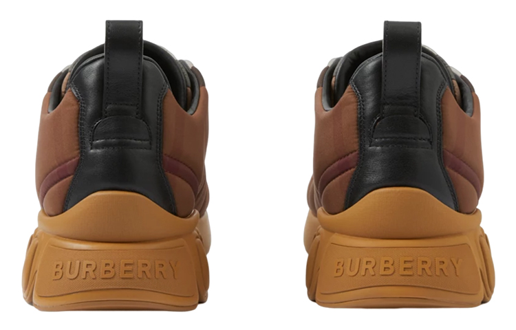 Burberry Low-Top Sneaker 'Dark Brown Check' 圖 5