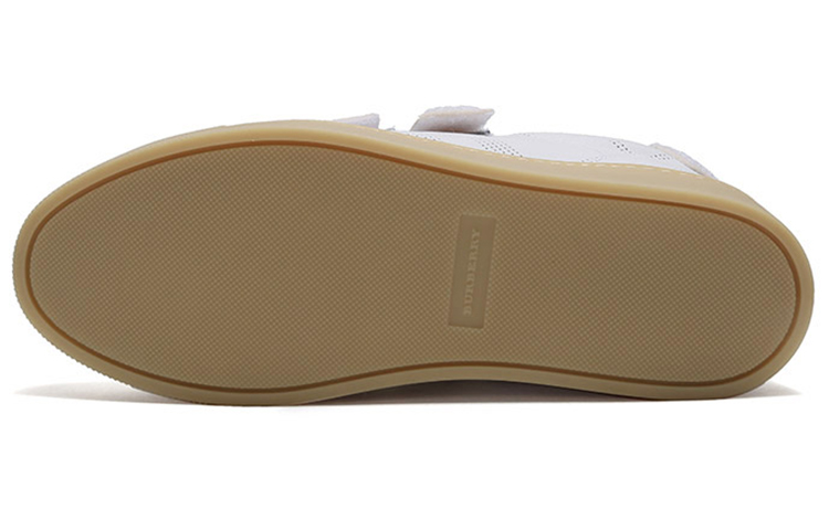 Burberry Bert Velcro Strap Perforated Leather Sneakers 'White' 圖 7