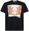 Buy Burberry Map Logo Print Crewneck T-Shirt Black 80575321