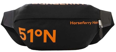 Burberry Medium Coordinates Belt Bag Black/Orange Burberry Medium Coordinates Belt Bag Black/Orange