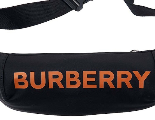 Burberry中號座標腰包 黑色/橙色 Lookbook Burberry中號座標腰包 黑色/橙色