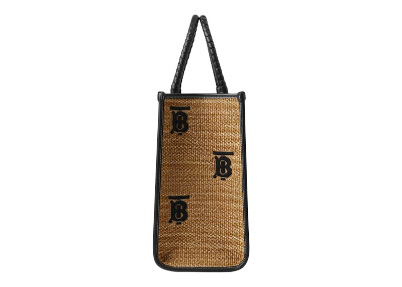 Burberry Medium Freya Tote Natural/Black 圖 2