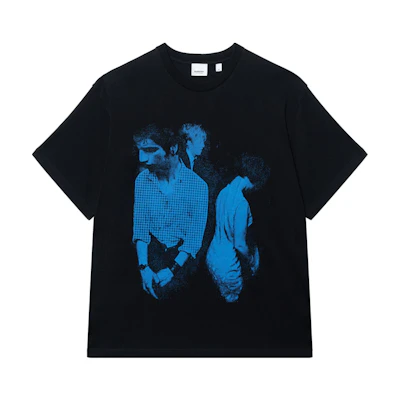 Burberry Men’s Graphic Print Short Sleeve Black T-Shirt. 80711791