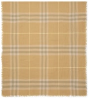 Burberry Men’s Yellow Check Pattern Shawl. 80800981 Burberry Men’s Yellow Check Pattern Shawl. 80800981
