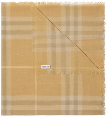 Burberry 男士黃色格紋披肩. 80800981 Lookbook Burberry 男士黃色格紋披肩. 80800981