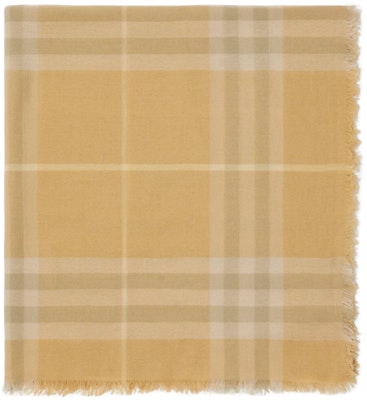 Burberry 男士黃色格紋披肩. 80800981 Shop Burberry 男士黃色格紋披肩. 80800981