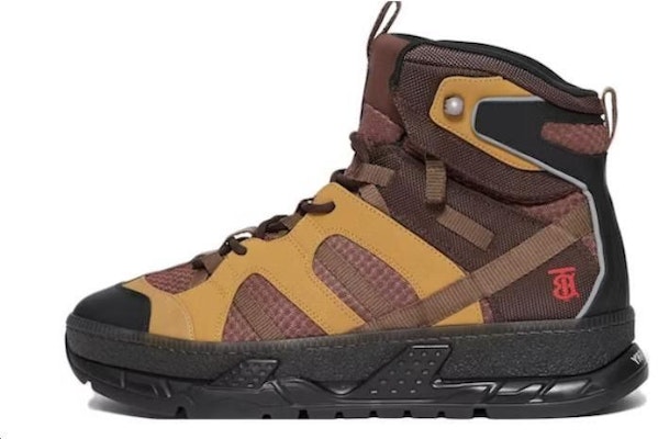 Burberry Mesh Nubuck Union Dark Tan High 80134081 Buy Burberry Mesh Nubuck Union Dark Tan High 80134081