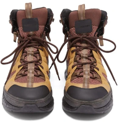 Burberry Mesh Nubuck Union Dark Tan High 80134081 Shop Burberry Mesh Nubuck Union Dark Tan High 80134081