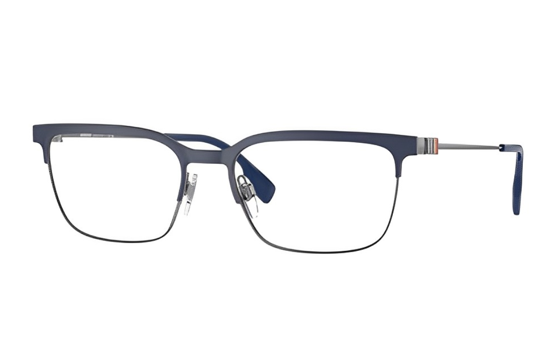 Lookbook Burberry Metal Frame Alloy Square Optical Glasses Unisex Couple Style. 0BE1375-56