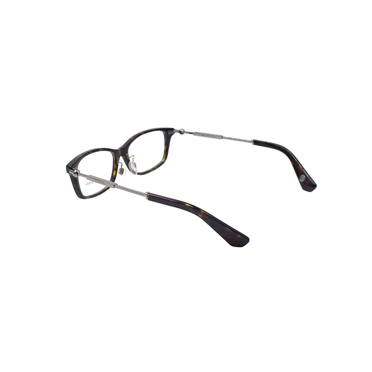 Shop Cermin Mata Optikal Lelaki Burberry Logo Logam Rectangle dalam Tortoiseshell. B2414-D-3002