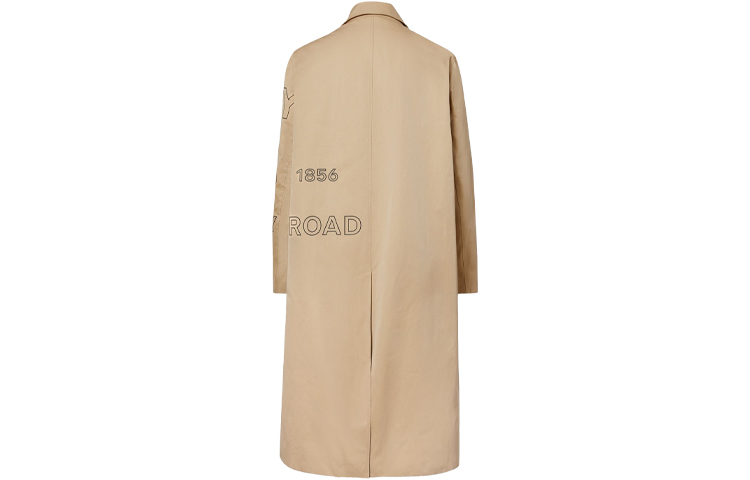 Burberry Mid-Length Casual Trench Coat with Monogram Print - Honey Beige. 80361901 圖 3