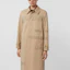 Purchase Burberry Mid-Length Casual Trench Coat with Monogram Print - Honey Beige. 80361901