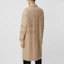 Details for Burberry Mid-Length Casual Trench Coat with Monogram Print - Honey Beige. 80361901