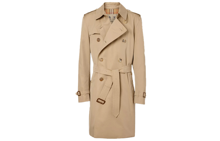 Burberry Mid-Length Trench Coat in Honey Color 40734831 圖 2