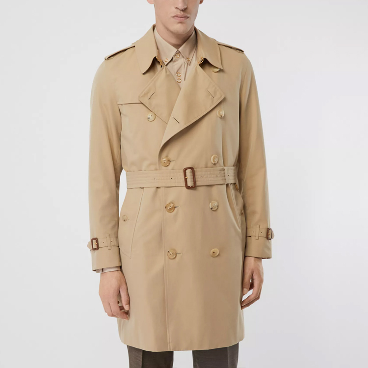 Burberry Mid-Length Trench Coat in Honey Color 40734831 圖 4