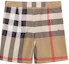 Lookbook Burberry 博柏利 中腰拼色格紋泳褲 卡其色 80226471