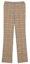 Order Burberry Mid-Rise Straight-Leg Checkered Casual Pants Khaki 80225451