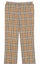 Details for Burberry Mid-Rise Straight-Leg Checkered Casual Pants Khaki 80225451
