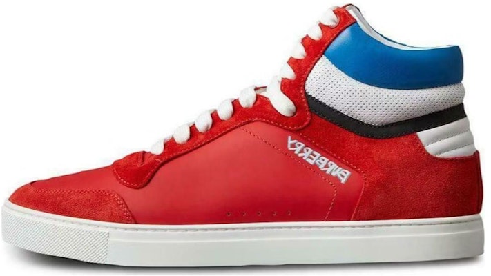 Burberry Mid Top 'Simplified Fashion Red Leather' 40762321 Buy Burberry Mid Top 'Simplified Fashion Red Leather' 40762321