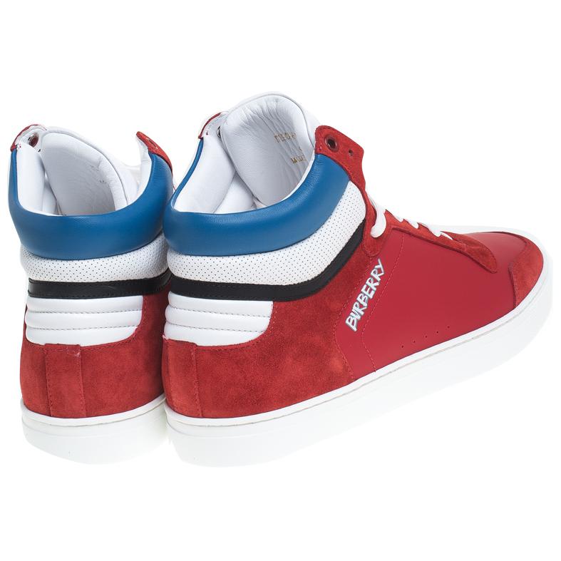 Purchase バーバリー 赤革ミッドトップ (Bābarī Aka-Kawa Middo Toppu) 40762321