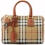 Buy バーバリー ミニチェック ボウリングバッグ ヴィンテージ チェック/ブライアブラウン
