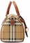 Order バーバリー ミニチェック ボウリングバッグ ヴィンテージ チェック/ブライアブラウン