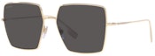 Order Burberry Minimalist Irregular Metal Unisex Sunglasses in Brown. BE3133110987