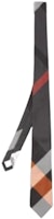 BURBERRY Modern Cut Check Silk Tie for Men in Dark Gray. 80415841 BURBERRY Modern Cut Check Silk Tie for Men in Dark Gray. 80415841