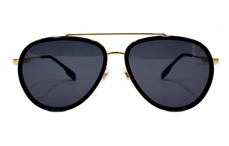 Burberry Modern Polarized Aviator Sunglasses Metal Frame for Men 0BE312510178159 圖 3